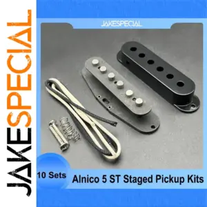 10 Alnico 5 ST Guitar Pickup Kits