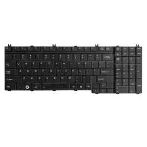 Toshiba Replacement Laptop Keyboard QWERTY Black 3 74a1e64fefb240cb no logo