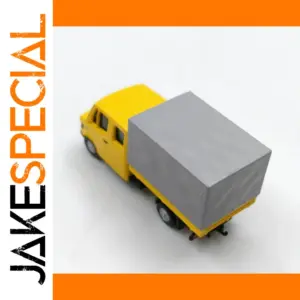 BREKINA Mini Truck Model HO Scale 1:87 Yellow