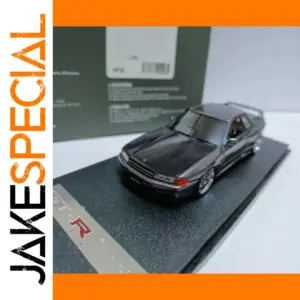Nissan GT-R BNR32 S-tune Grey Resin Model Car