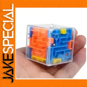 3D Maze Magic Cube Transparent Puzzle Toy