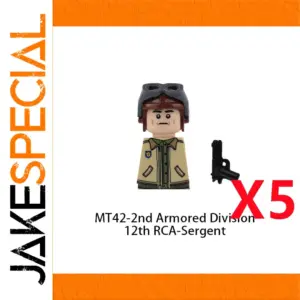 WWII Soldier Military Figure Building Block Set