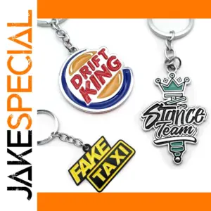 Metal Alloy Keychain Set for Car Enthusiasts