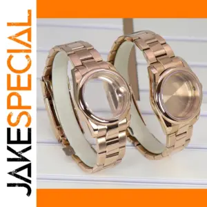 Rose Gold 36mm/39mm Watch Case with Sapphire Glass