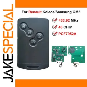 Keyless Smart Key Remote for Renault Koleos QM5