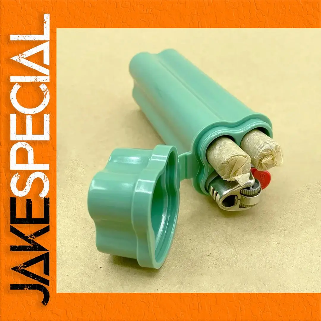 Vibrant Teal Flip-top Cigarette Case Kit 1 Vibrant Teal Flip-top Cigarette Case Kit