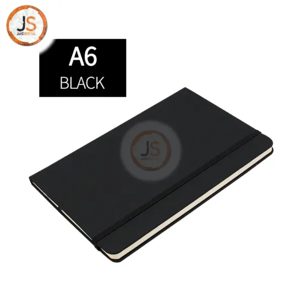 Solid Color Faux Leather Notebook A6 Size - Image 13