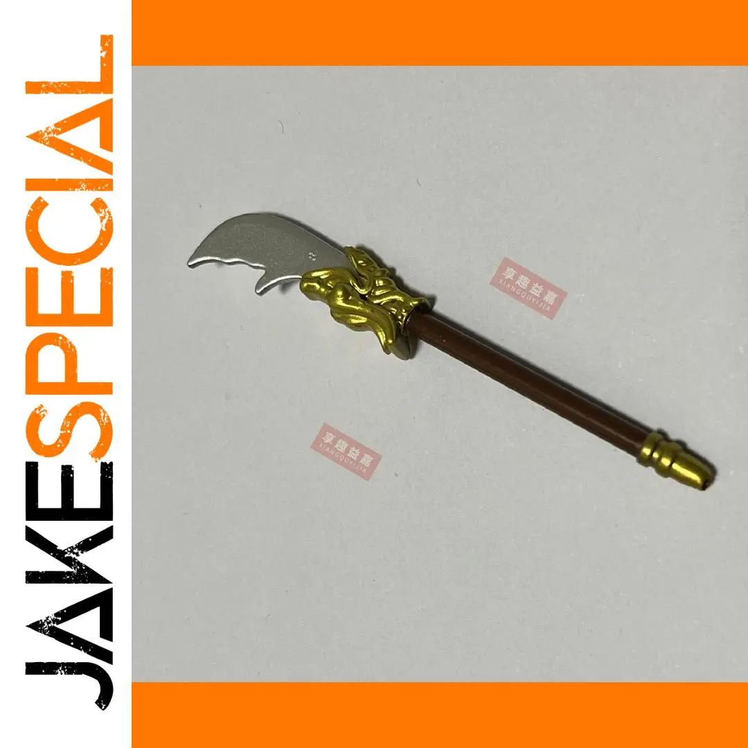 Curved Blade Spear Accessory for Micro Figures 1 Curved Blade Spear Accessory for Micro Figures