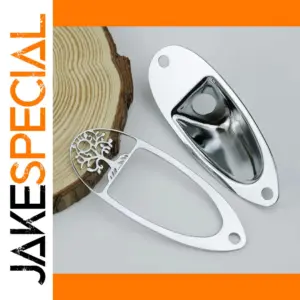 Stratocaster Jack Input Socket Metal Plate