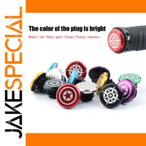 Bicycle Grip Handlebar End Plugs Set of 2