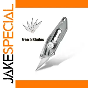 Compact Titanium Alloy Folding Knife EDC Tool