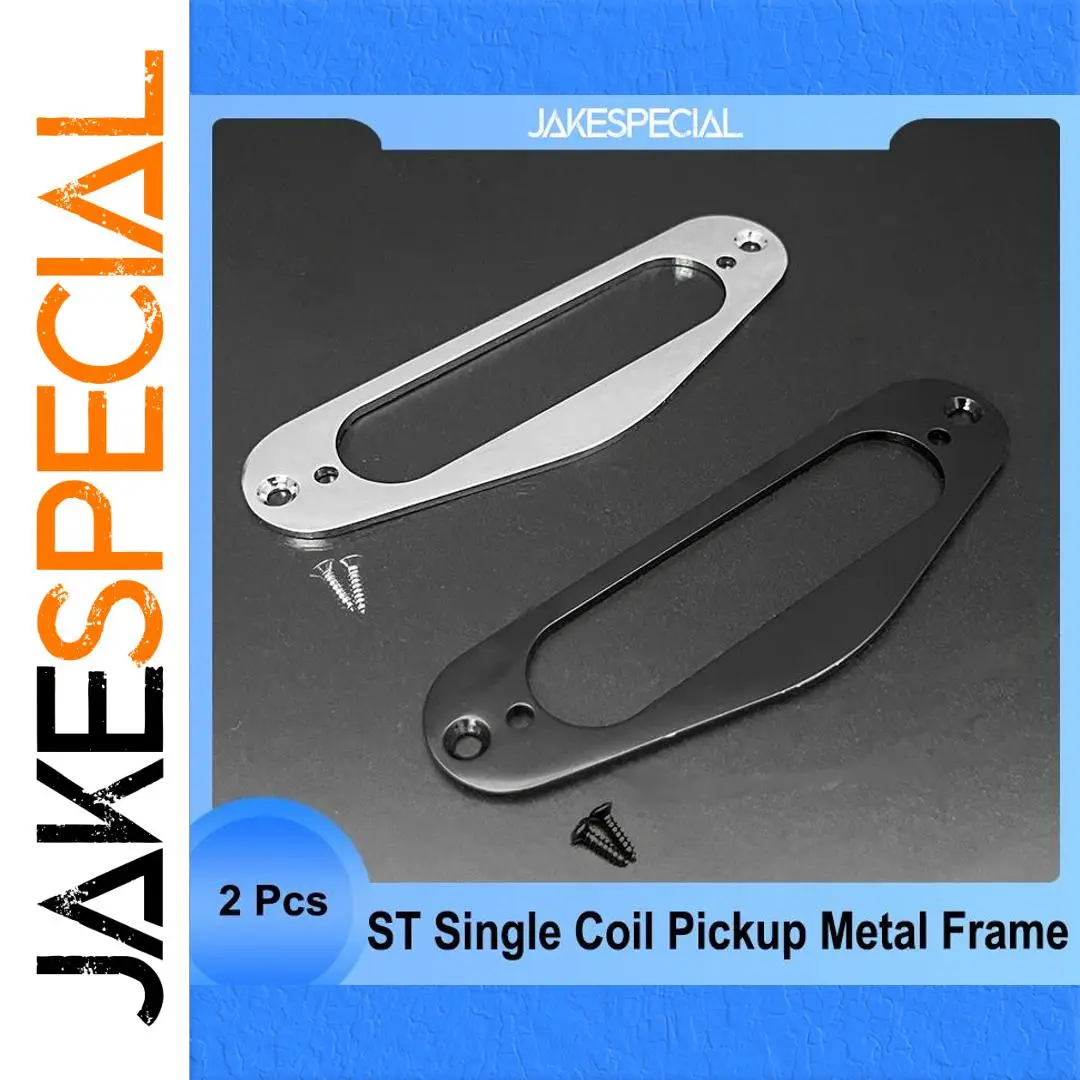 Metal Pickup Rings Set for ST Single-Coil Pickups 1 Metal Pickup Rings Set for ST Single-Coil Pickups