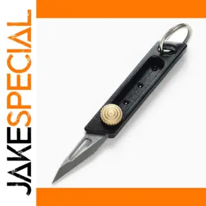 Mini Black Titanium Alloy Keychain Pocket Knife