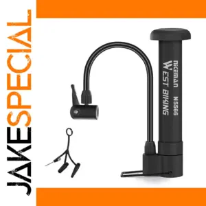 Compact 80 PSI Mini Bicycle Pump