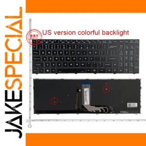 Backlit Keyboard for Clevo Models N250 N650 N850 N950 N750 N957 PA70 P950 N857 N855 N960