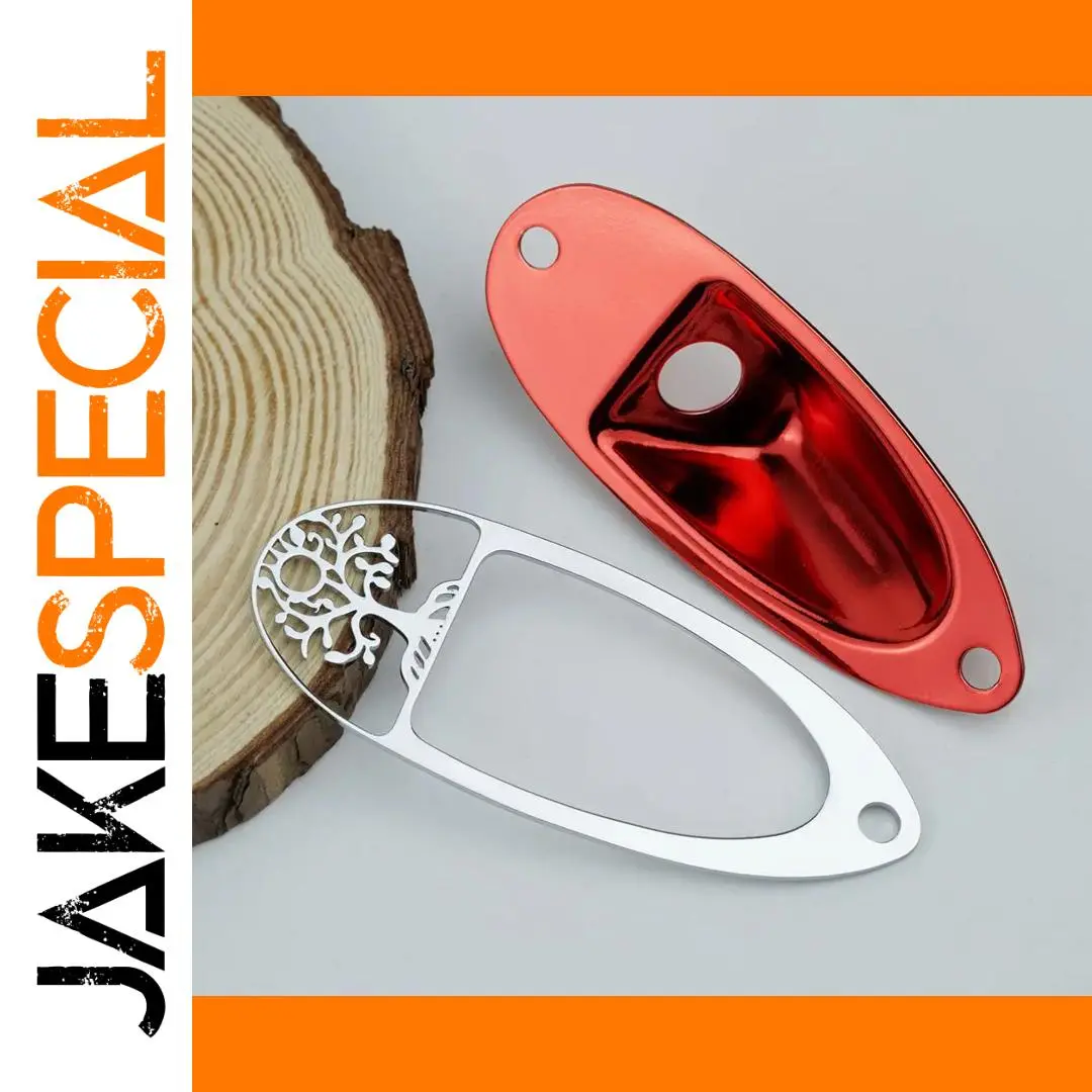 Stratocaster Jack Input Socket Metal Plate 1 Stratocaster Jack Input Socket Metal Plate