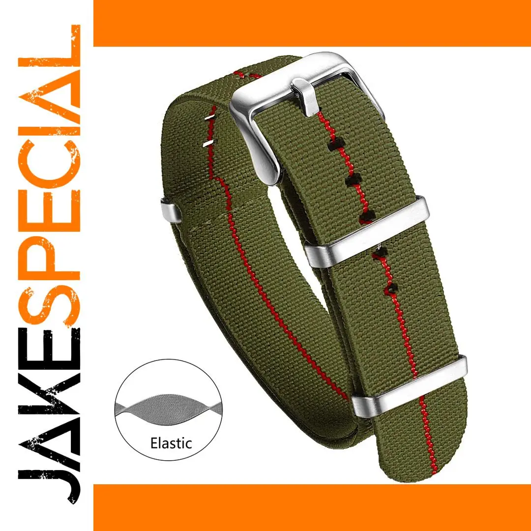 Olive Green Nylon Watch Band SC-Nylon 1 Olive Green Nylon Watch Band SC-Nylon