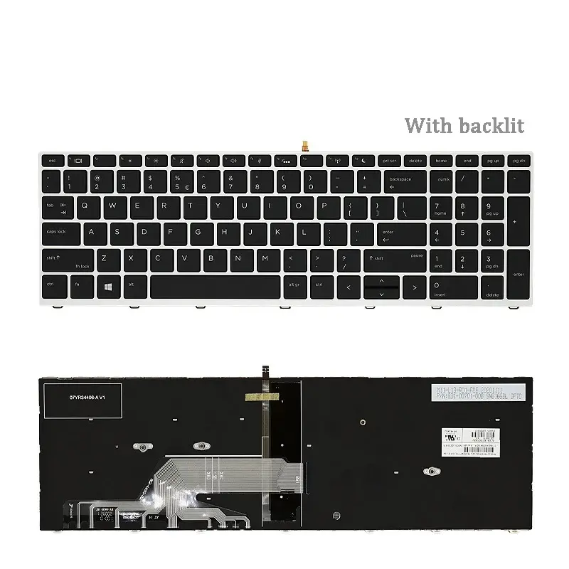 HP ProBook 450 G5 455 G5 470 G5 Keyboard 5 HP ProBook 450 G5 455 G5 470 G5 Keyboard - Image 5