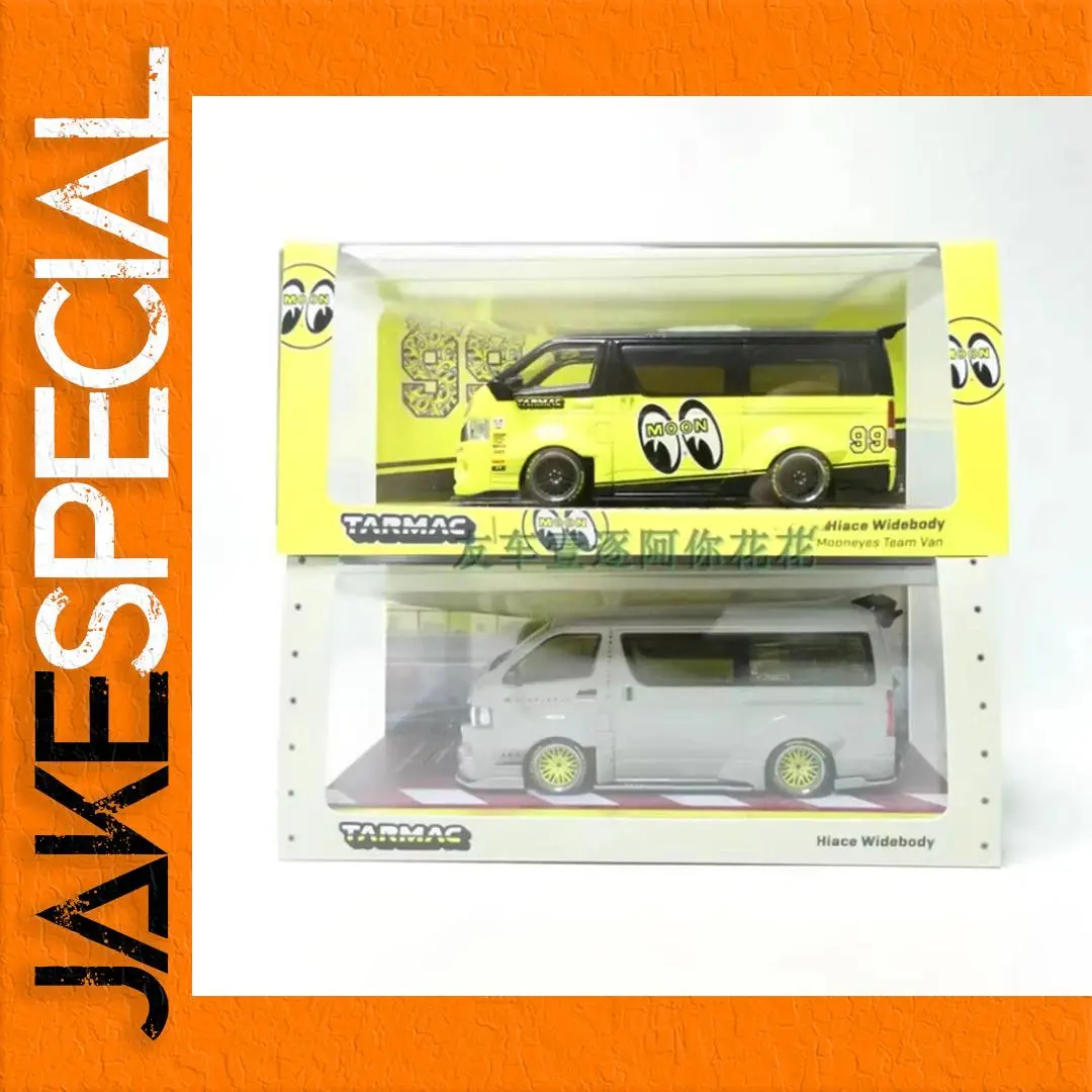 TARMAC WORKS 1:43 Toyota Hiace Van Diecast Set 1 TARMAC WORKS 1:43 Toyota Hiace Van Diecast Set