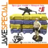 Set of 8 Submachine Gun Models 1:6 Scale