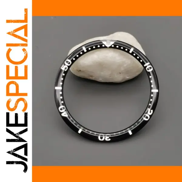 39mm Flat Black Resin Aluminium Bezel Insert