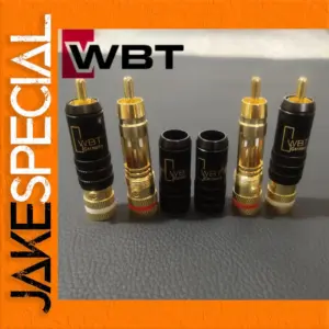 WBT 0144 Gold Plated RCA Connector Set