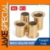 Brass Hollow Rivets Set with Various Sizes
