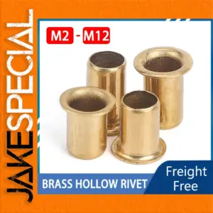 Brass Hollow Rivets Set with Various Sizes