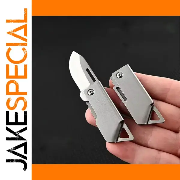 Compact Stainless Steel Folding Pocket Knife