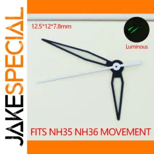 NH36 Watch Hands Green Luminous Replacement Set