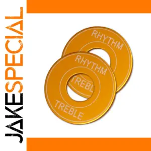 Gold Aluminum Alloy Guitar Toggle Switch Rings