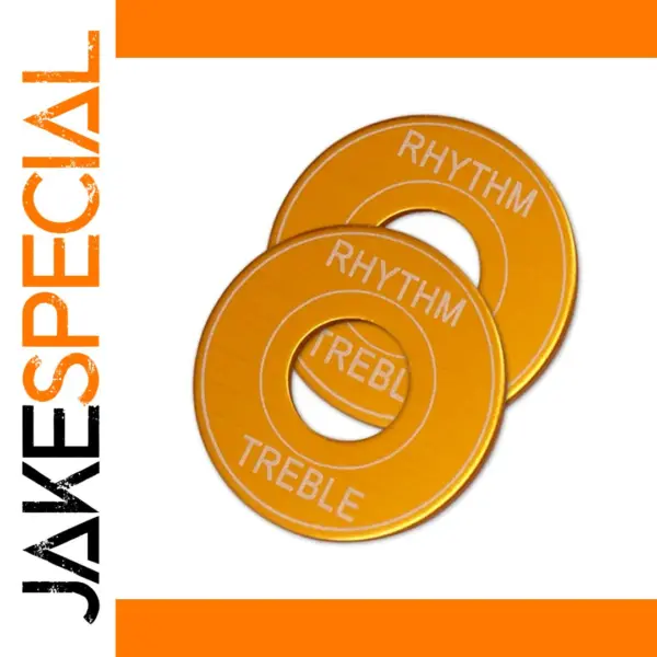 Gold Aluminum Alloy Guitar Toggle Switch Rings