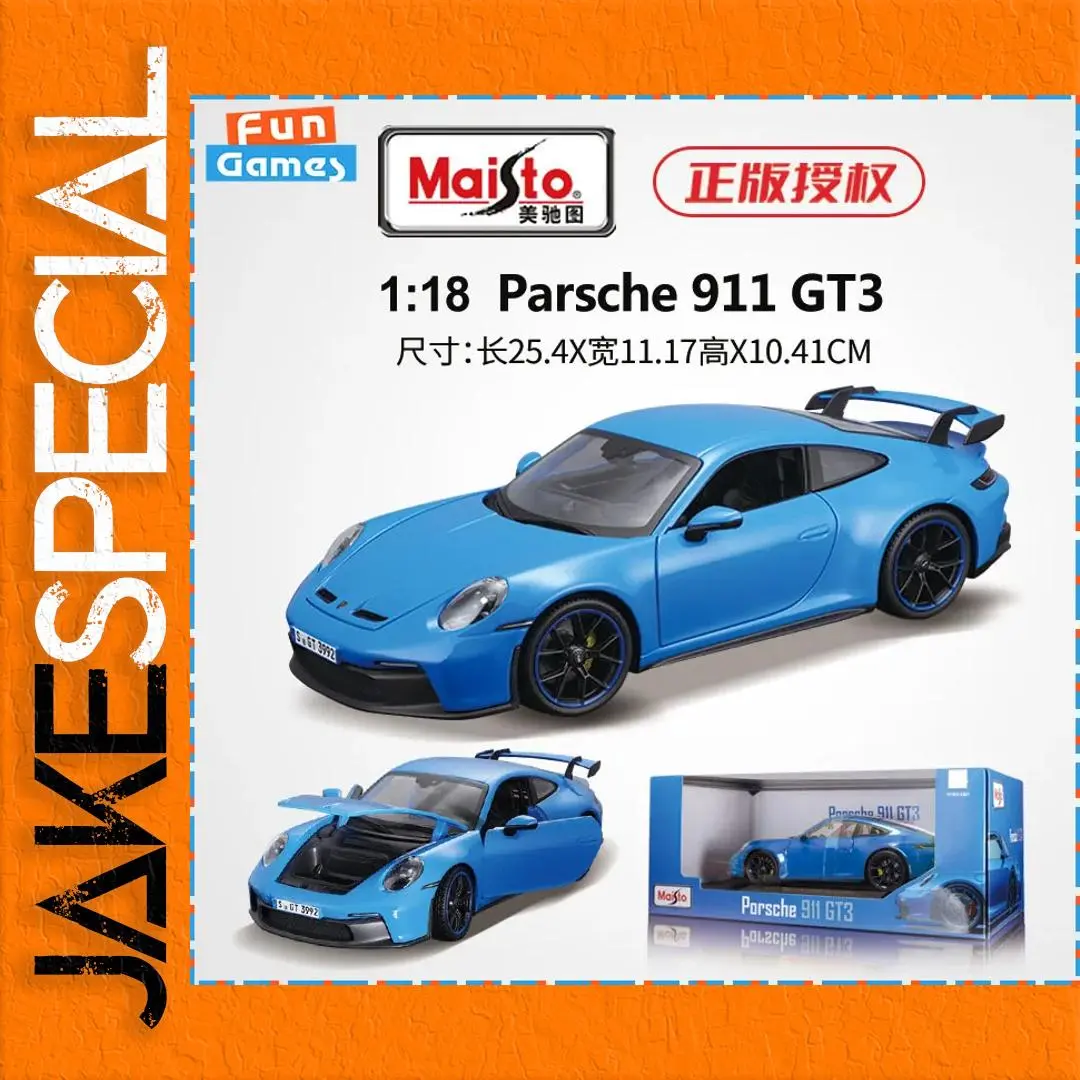 1/18 Maisto Porsche 911 GT3 Model Car 1 1/18 Maisto Porsche 911 GT3 Model Car