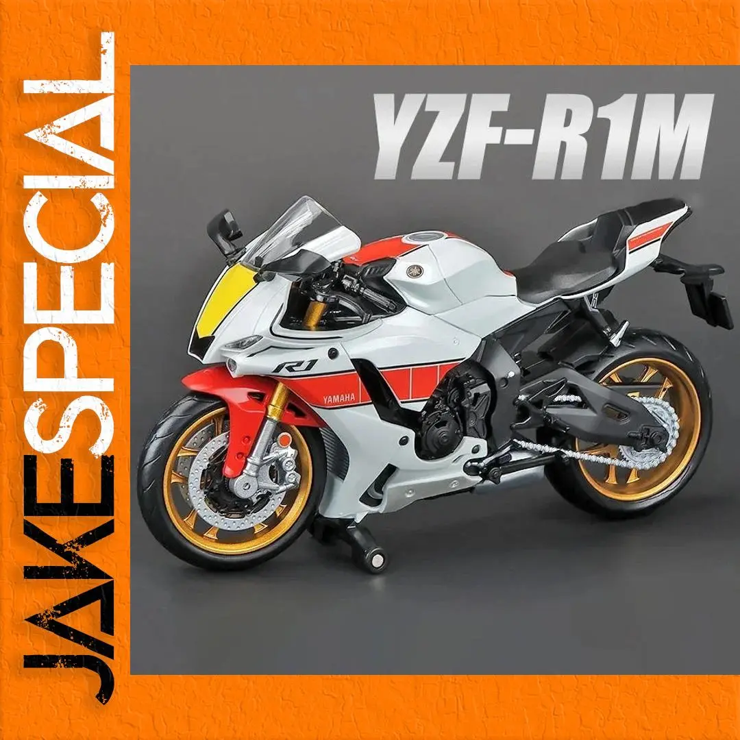 1:12 Scale Yamaha YZF-R1M Model Motorcycle 1 1:12 Scale Yamaha YZF-R1M Model Motorcycle
