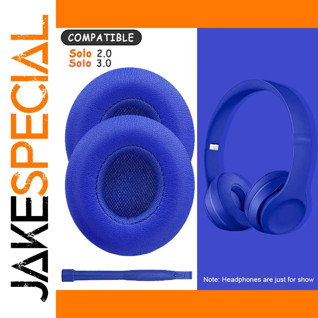 Sapphire Blue Earpads for Beats Solo 2 & 3 1 Sapphire Blue Earpads for Beats Solo 2 & 3