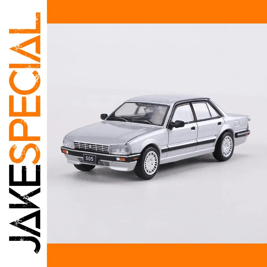 Diecast 1:64 Peugeot 505 Sedan Model Car 1 Diecast 1:64 Peugeot 505 Sedan Model Car