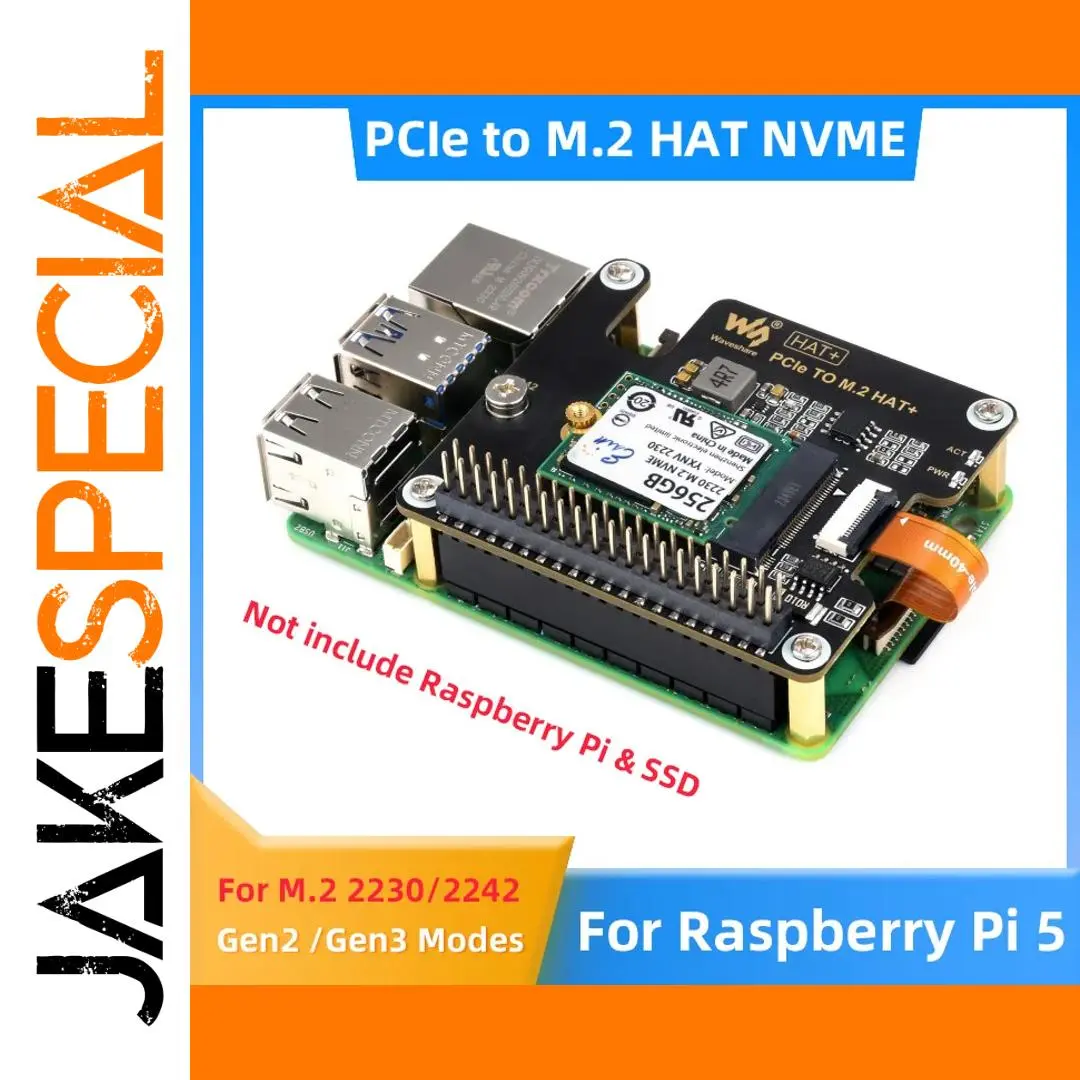 PCIe to M.2 HAT for Raspberry Pi 5 1 PCIe to M.2 HAT for Raspberry Pi 5