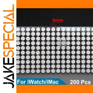 200 Waterproof Round Stickers for iPhone & Mac