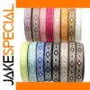 12MM Rhombus Jacquard Ribbon Lace Trim 5 Yards