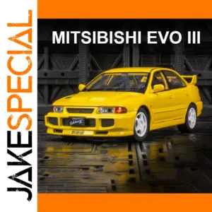 1:32 Scale Yellow Diecast Mitsubishi Lancer Evo III