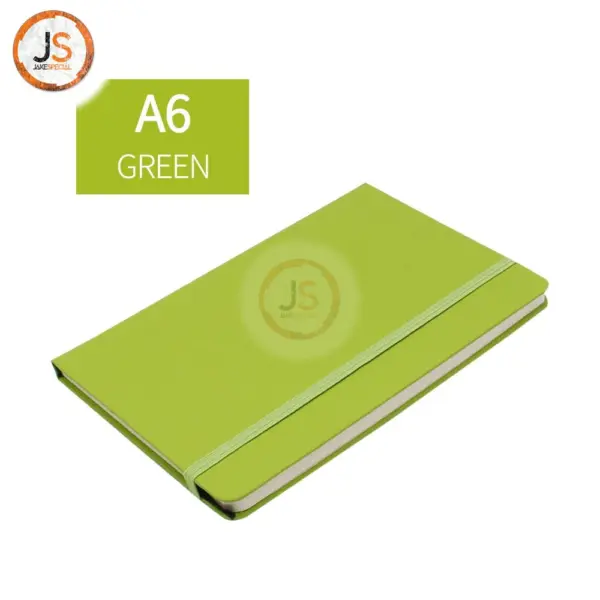 Solid Color Faux Leather Notebook A6 Size - Image 8