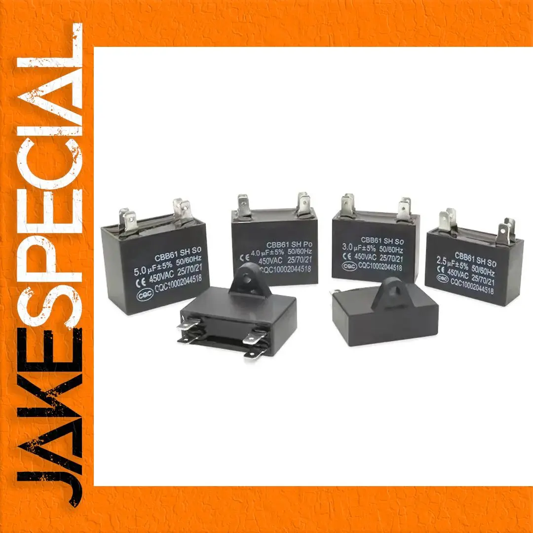 CBB61 Capacitors 1.2μF to 20μF 450VAC 1 CBB61 Capacitors 1.2μF to 20μF 450VAC