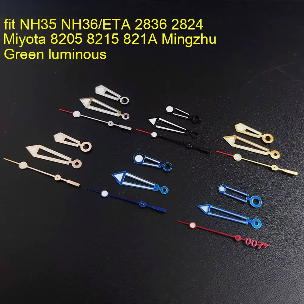Luminous Blue Watch Hands for NH 35/36 ETA 2824 2 Luminous Blue Watch Hands for NH 35/36 ETA 2824 - Image 2