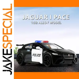 1:32 Jaguar I PACE Police Diecast Model Car