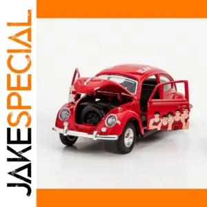 Die-Cast 1:32 Red Volkswagen Beetle Model