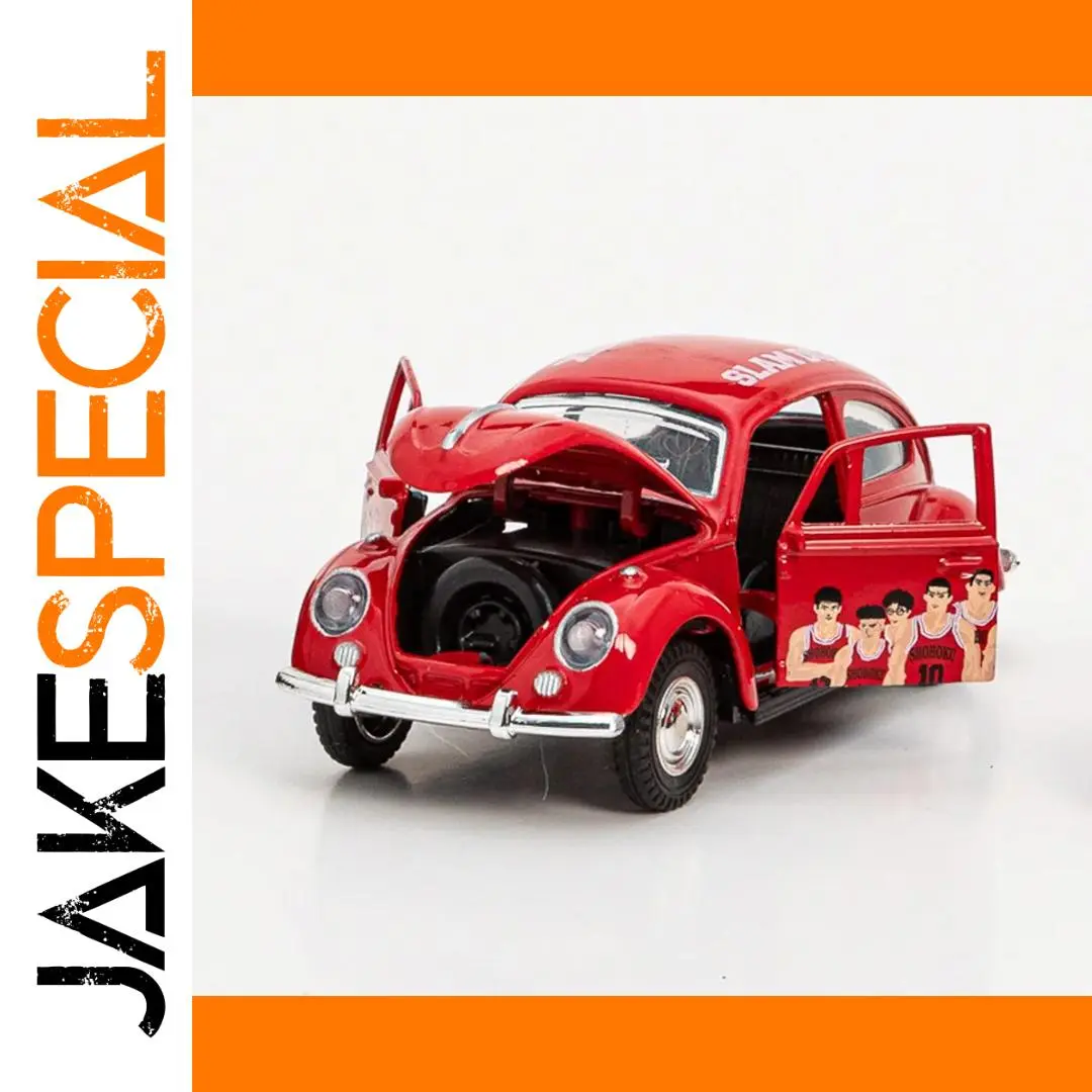 Die-Cast 1:32 Red Volkswagen Beetle Model 1 Die-Cast 1:32 Red Volkswagen Beetle Model