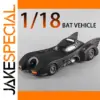 1/18 Scale Matte Black Bat Vehicle Model