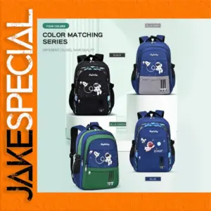 Astronaut-Themed Backpacks for Elementary Students