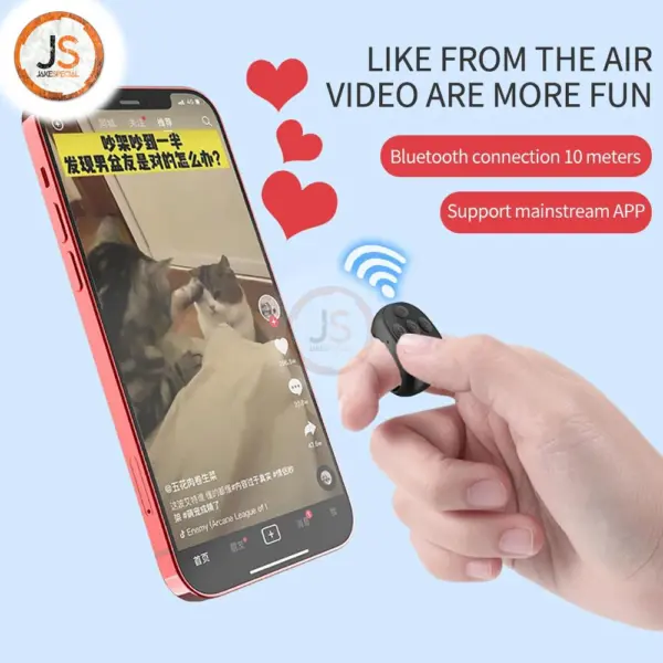 Wireless Bluetooth Selfie Controller Ring - Image 3