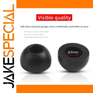 6 Pcs Memory Foam Ear Tips for Earbuds